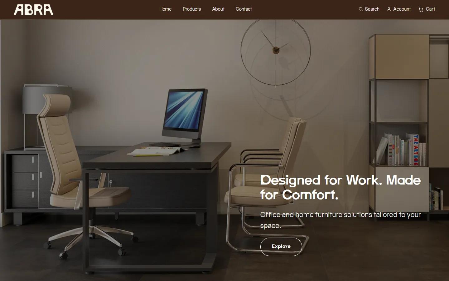 ABRA website by GECA