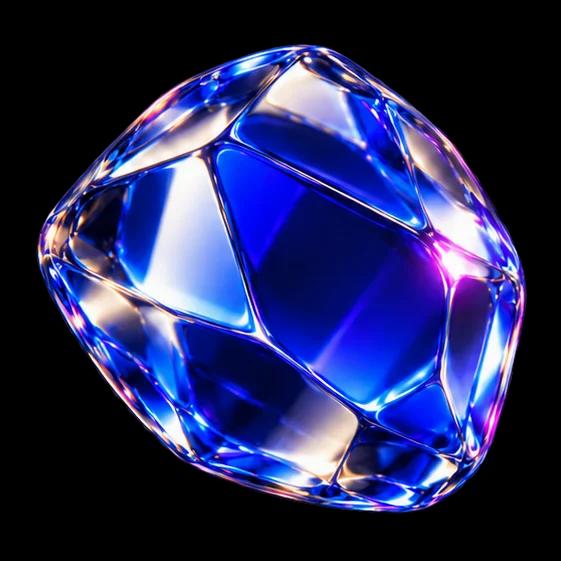 Glass pebble